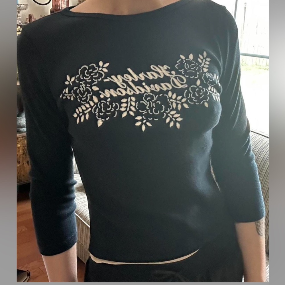 SOLD Vintage Harley Davidson 3/4 sleeve top